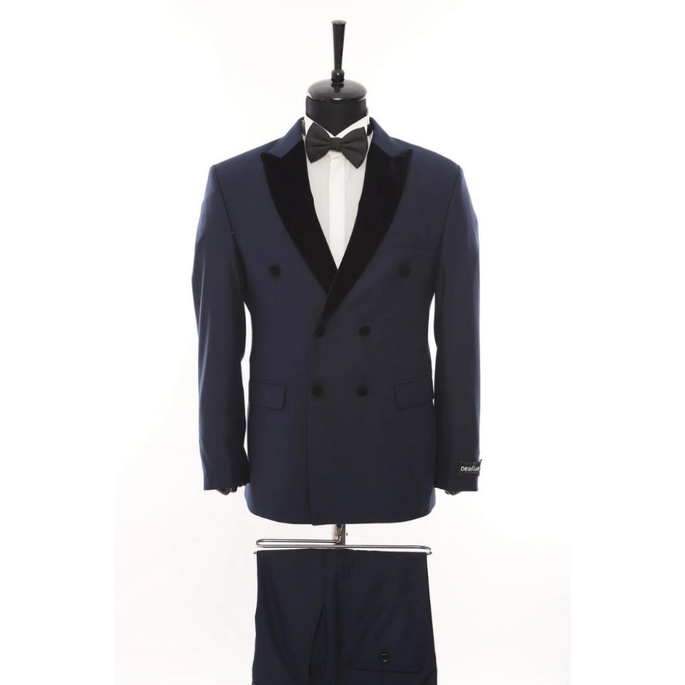 Derman Double Breasted Darkblue Classic Tuxedo
